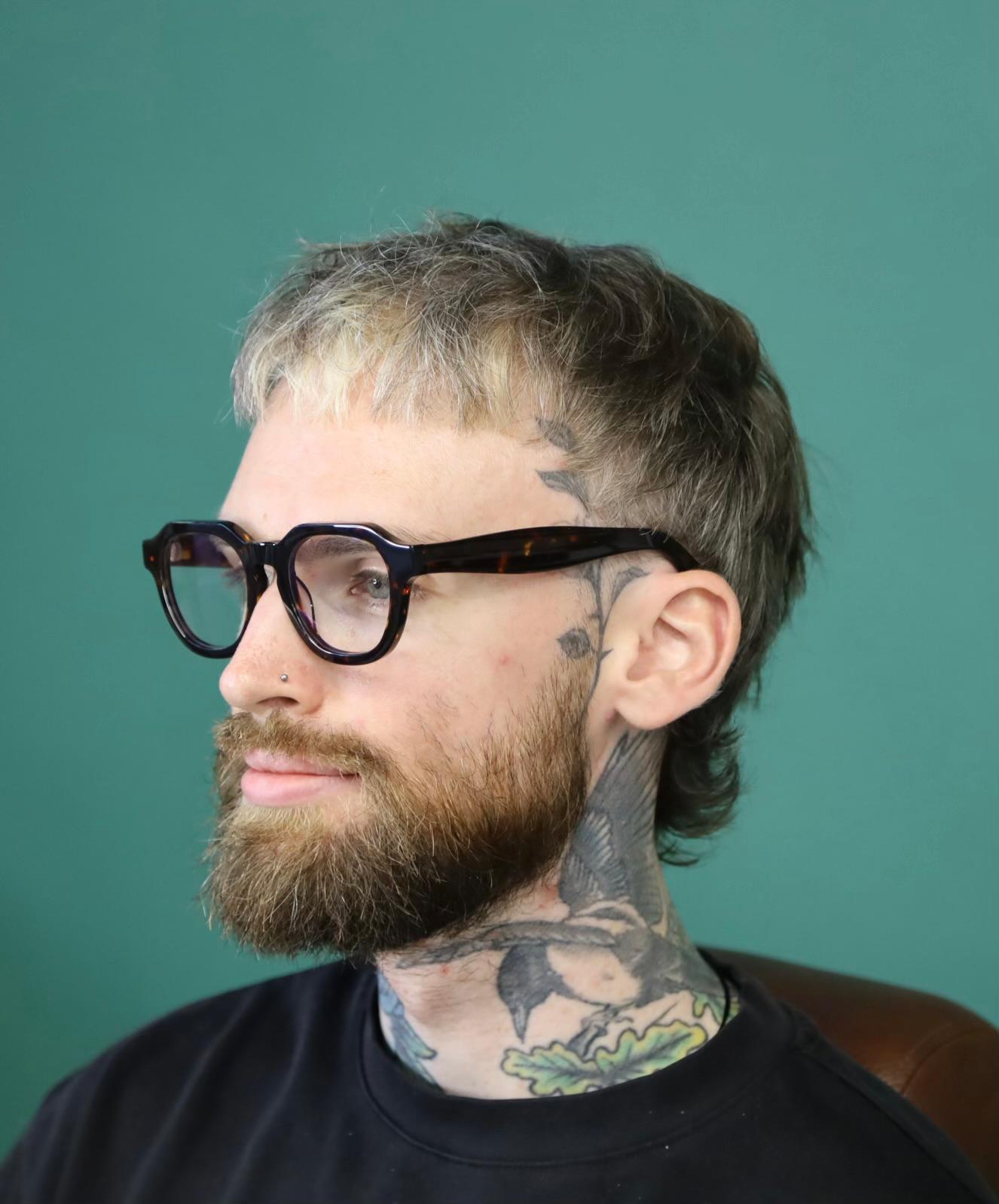 The Flat Top round frame with straight top frame cool reading glasses online Australia in tortoiseshell for men and women