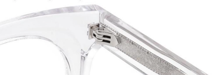 The Round reading glasses hinge detail – Ministry of Sight