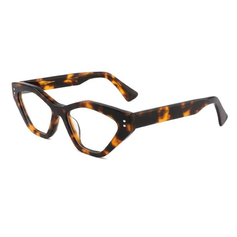 Tortoiseshell stylish geometric frame reading glasses for men and women Australia