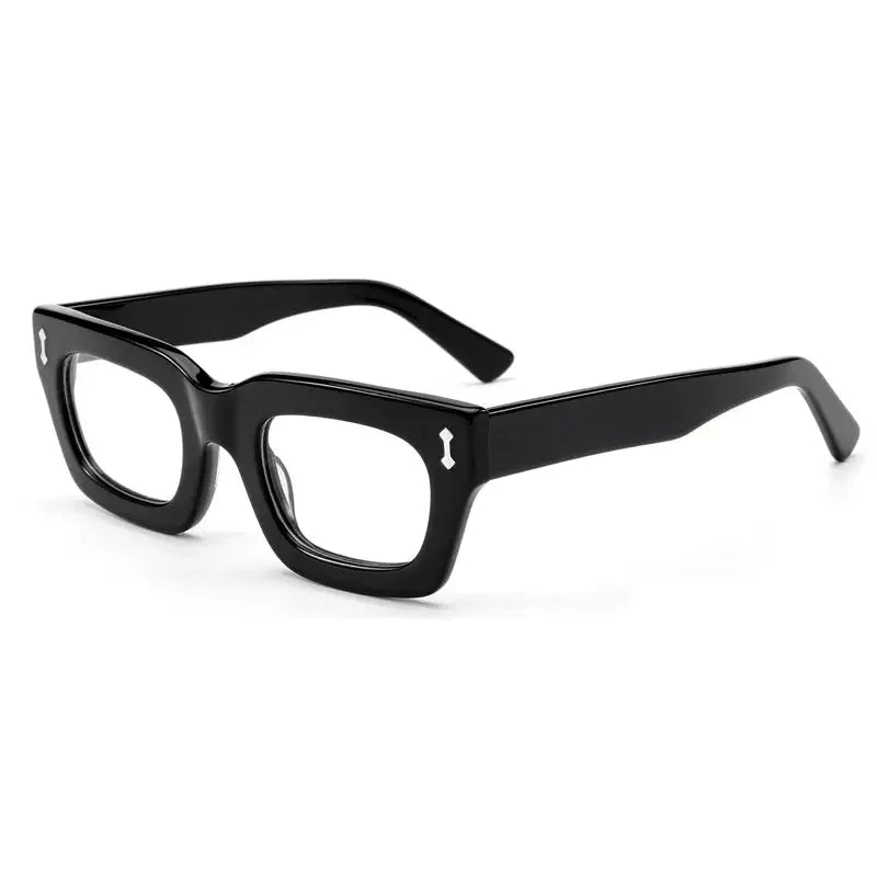 The Extras rectangular reading glasses in black for men and women – Ministry of Sight