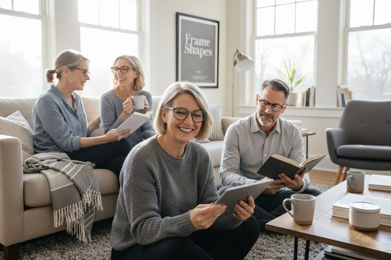 Understanding Reading Glasses Frame Shapes for Better Vision - ministry of sight