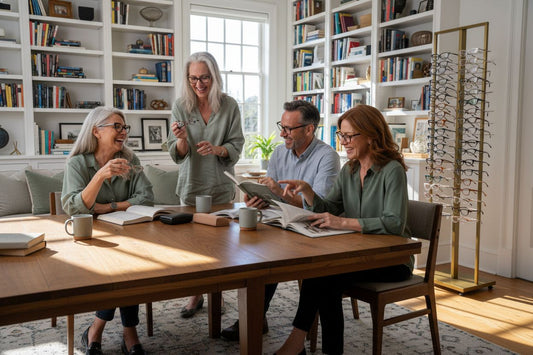 cat eye reading glasses, adults over 40, stylish eyewear