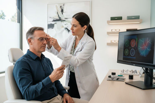 optometrist prescription reading glasses