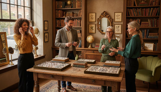 vintage glasses shopping