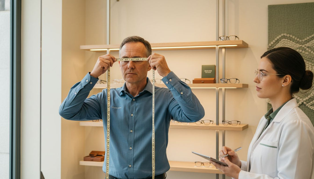 measuring face glasses