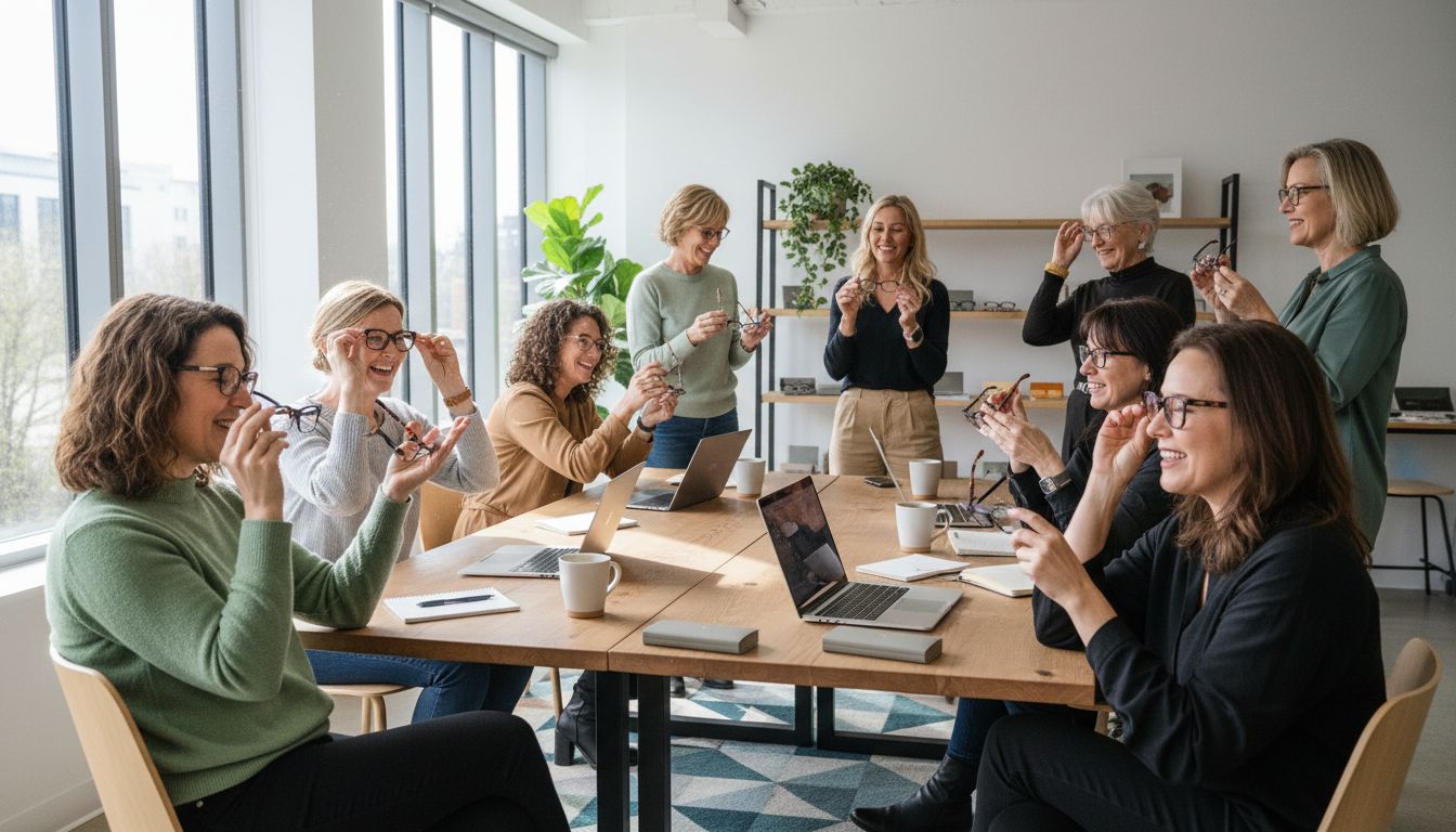 women reading glasses trends