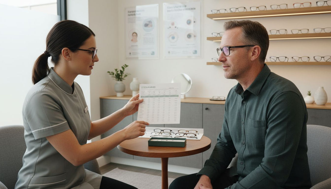 professional reading glasses consultation