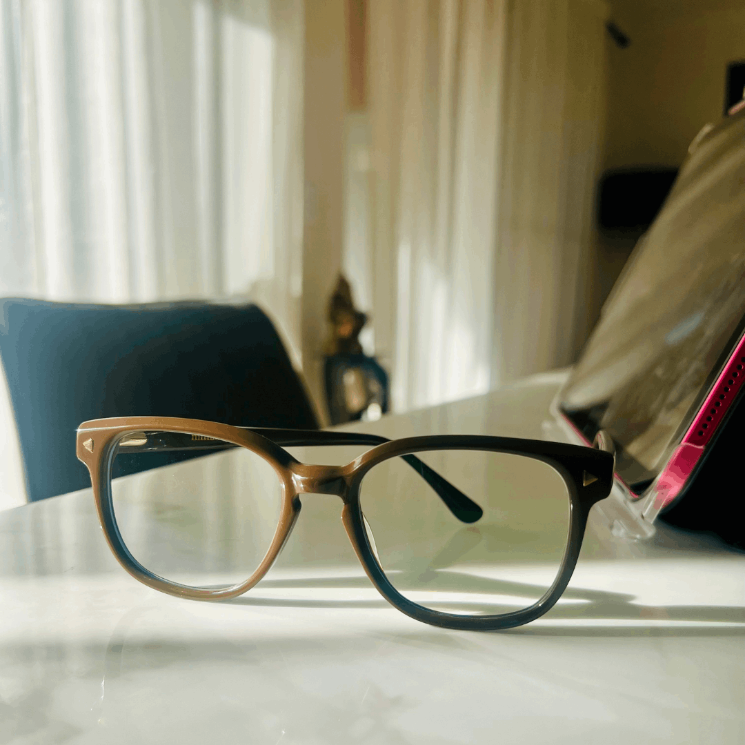 The Mod vintage style frame cool reading glasses online Australia in  brown for men and women