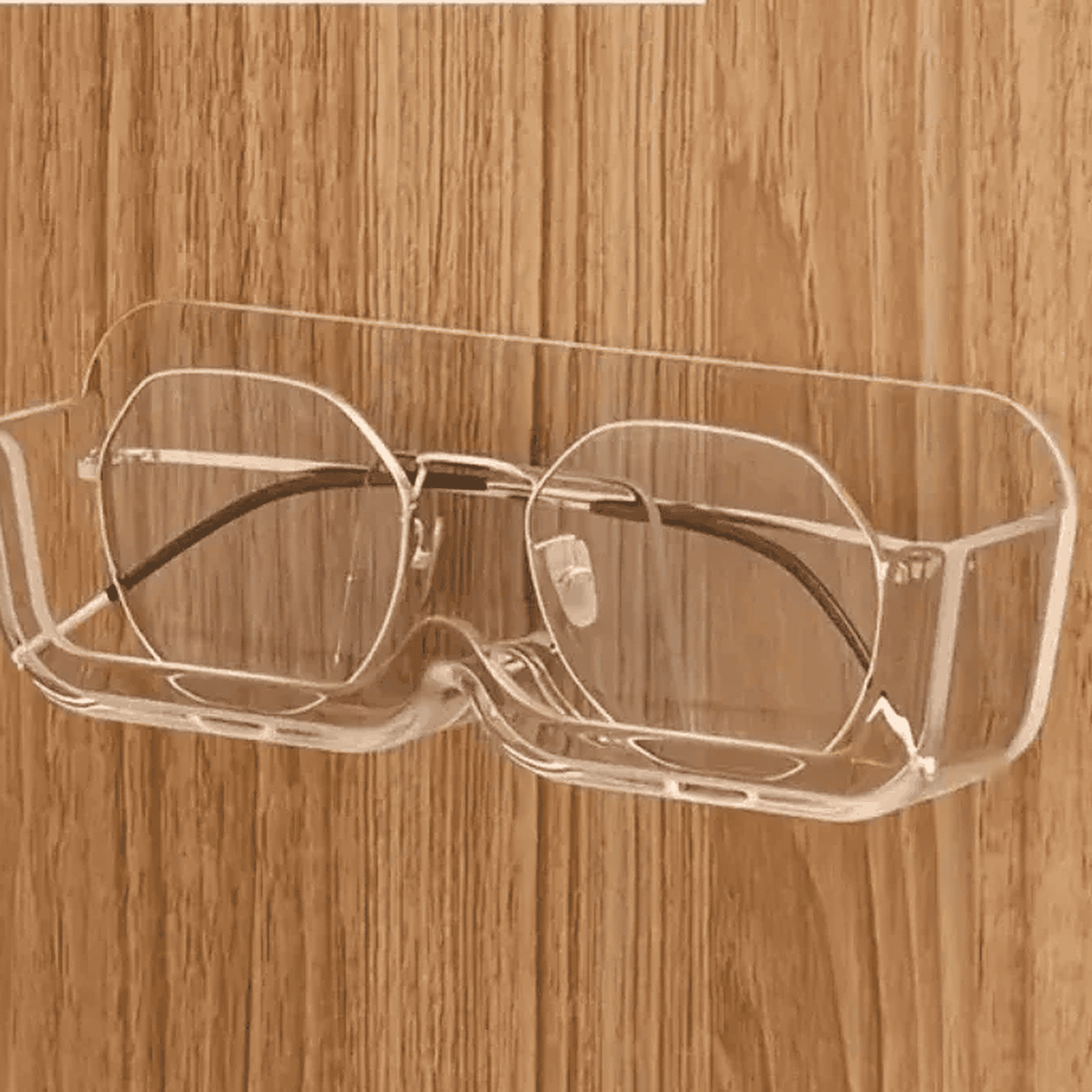 Clear eyeglass case for wall storage - Lens Lounge wall storage for glasses