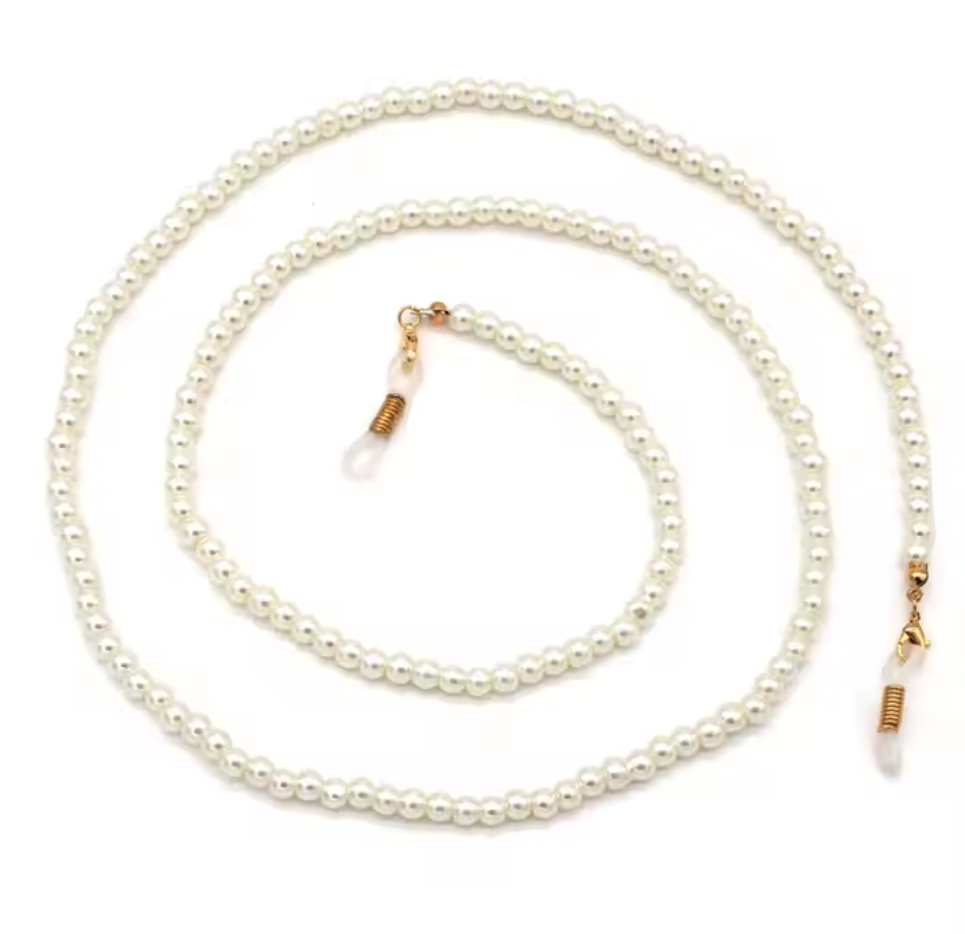 Pearl glasses chain accessory for glasses
