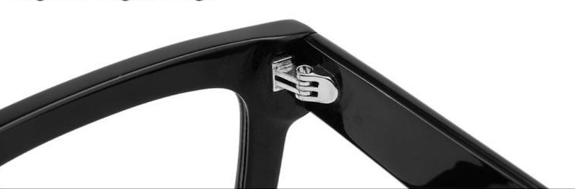 The Square shaped frame cool reading glasses online Australia for men and women hinge detail