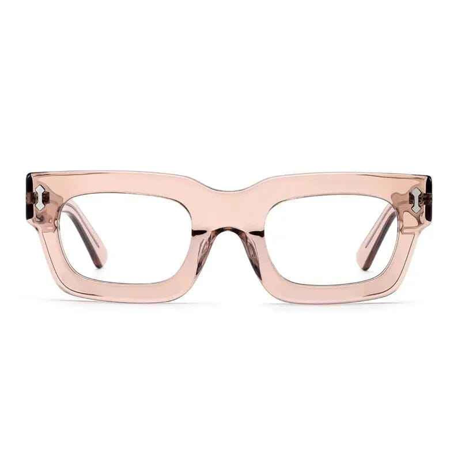The Extras - pink frame neutral reading glasses - blue-light blocking - ministry of sight - +2.0 readers