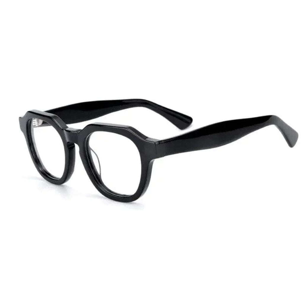 The Flat Top ministry of sight Black reading glasses +3.0
