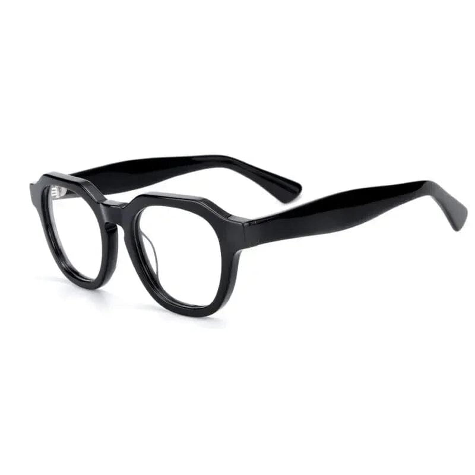 The Flat Top ministry of sight Black reading glasses +3.0