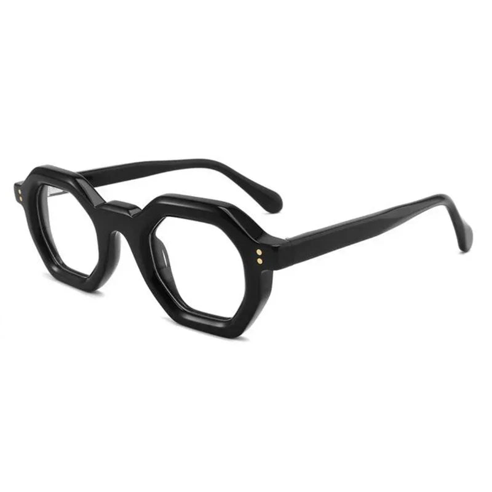 The Hex - hexagonal black reading glasses - ministry of sight - readers
