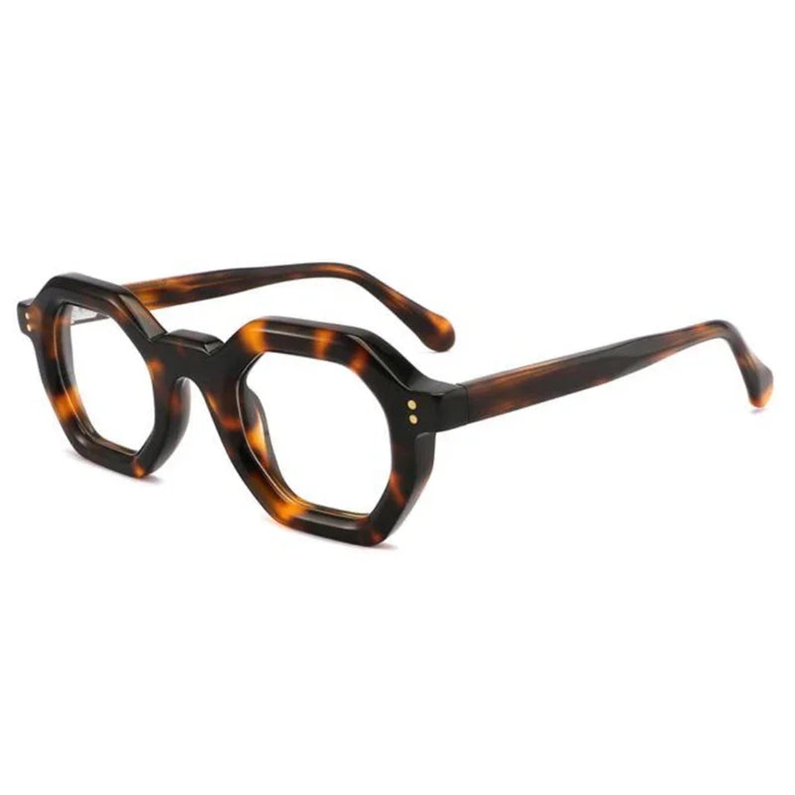 The Hex - tortoiseshell geometric reading glasses - ministry of sight - readers for men and women