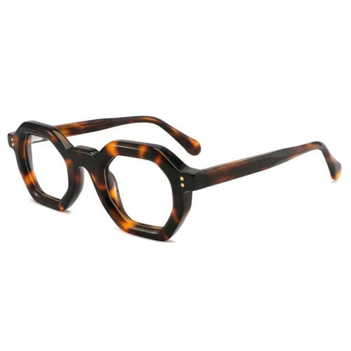The Hex - tortoiseshell geometric reading glasses - ministry of sight - readers for men and women