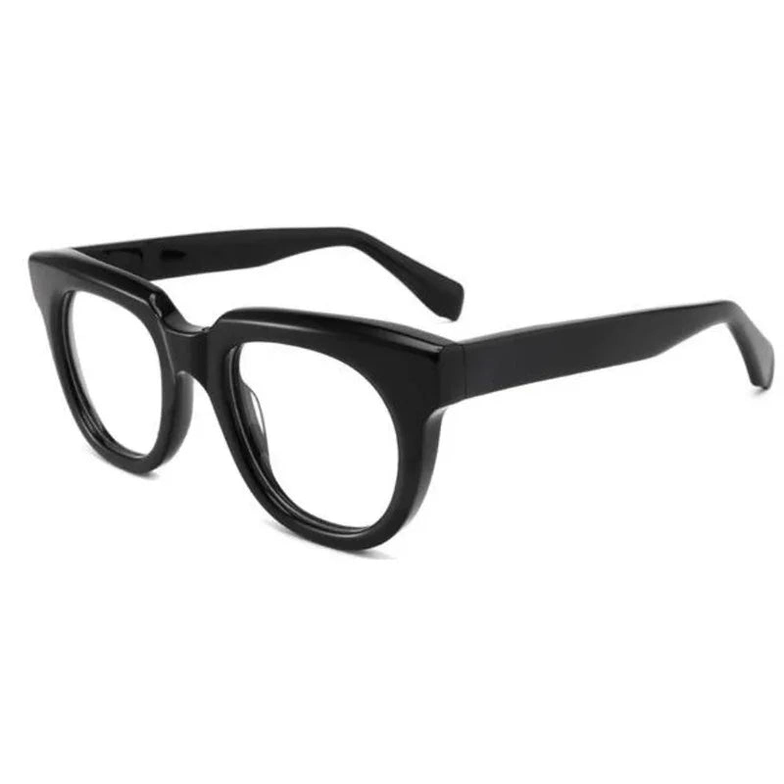 The Round - black acetate frame durable reading glasses for trendy men and women - ministry of sight readers