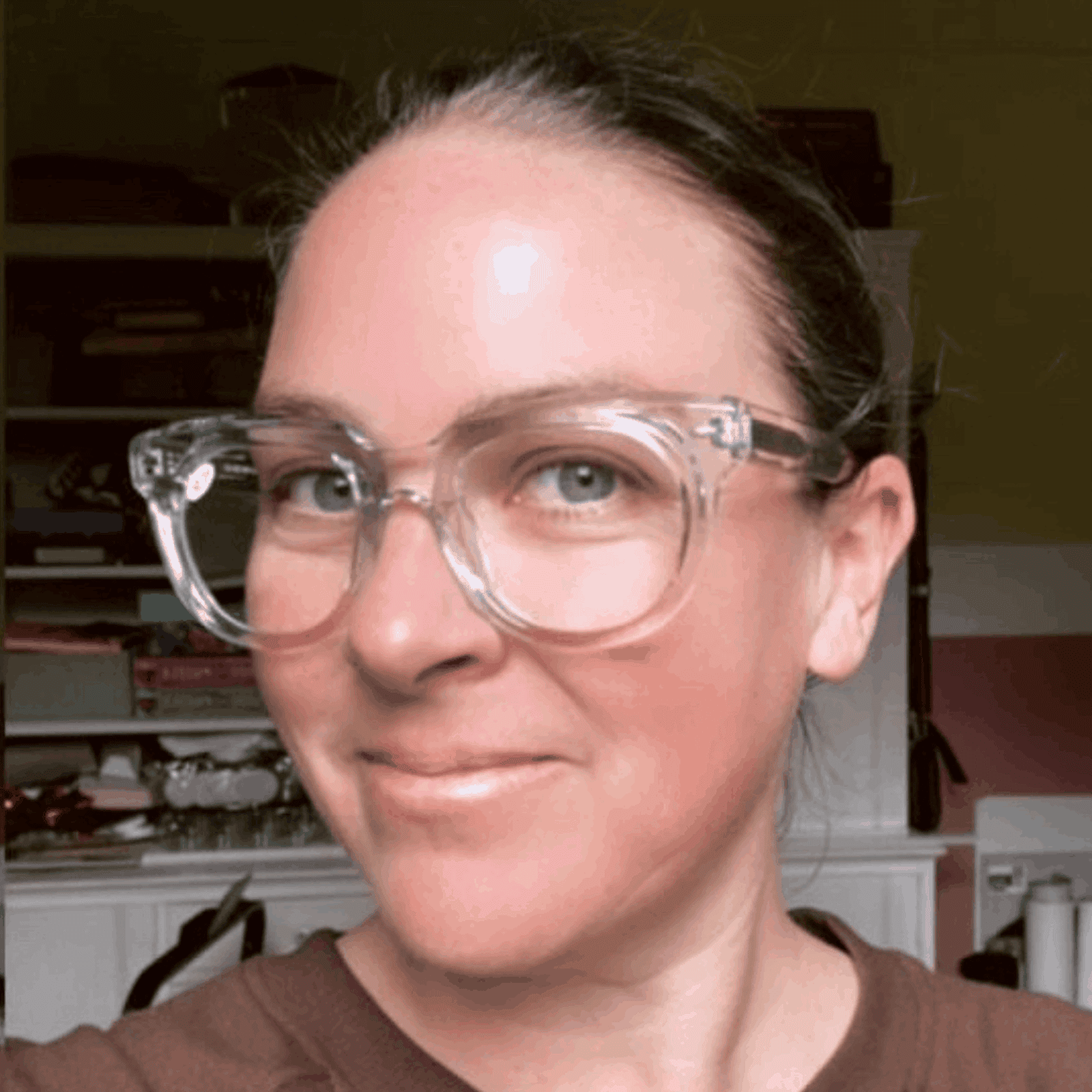 The Round - clear frame reading glasses - Australian photographer - ministry of sight readers