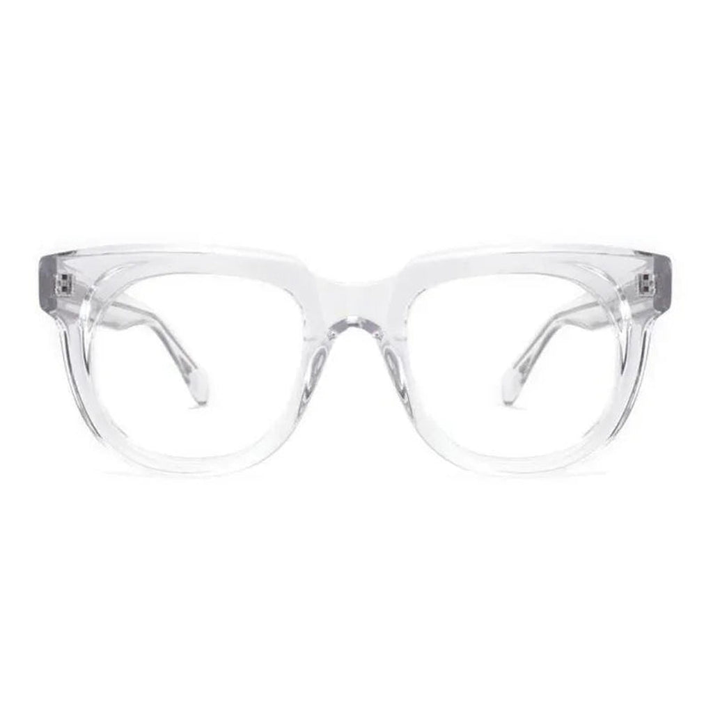 The Round - ministry of sight - round frame reading glasses - clear acetate frame