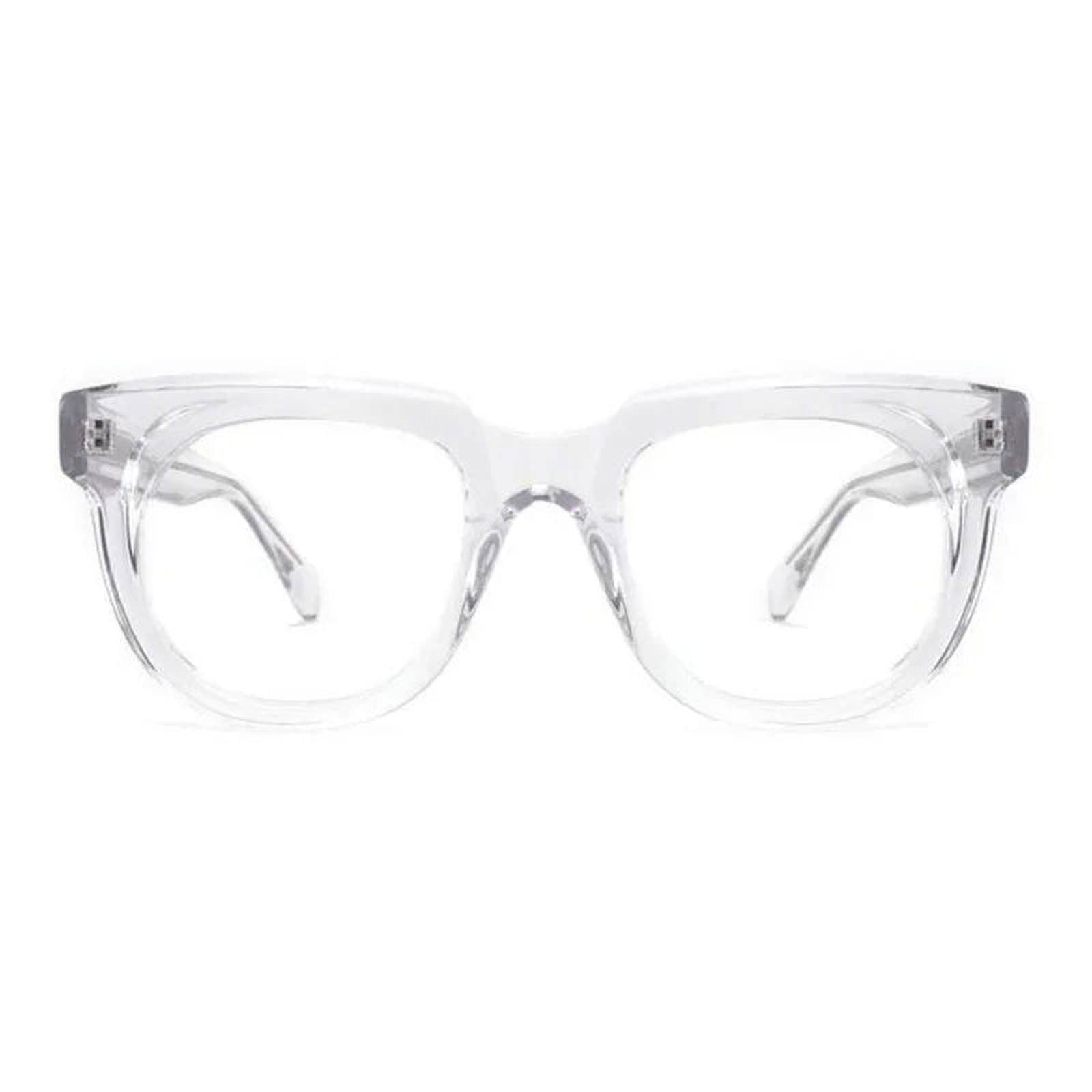 The Round - ministry of sight - round frame reading glasses - clear acetate frame