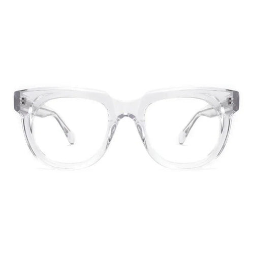 The Round - ministry of sight - round frame reading glasses - clear acetate frame