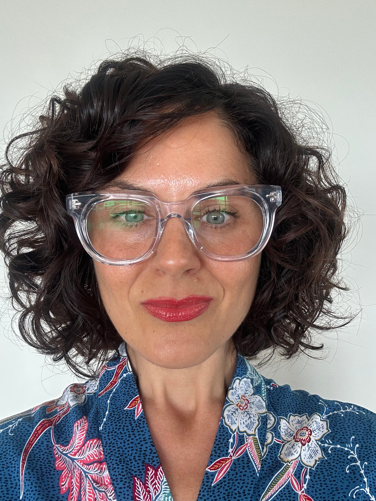 The Round clear reading glasses