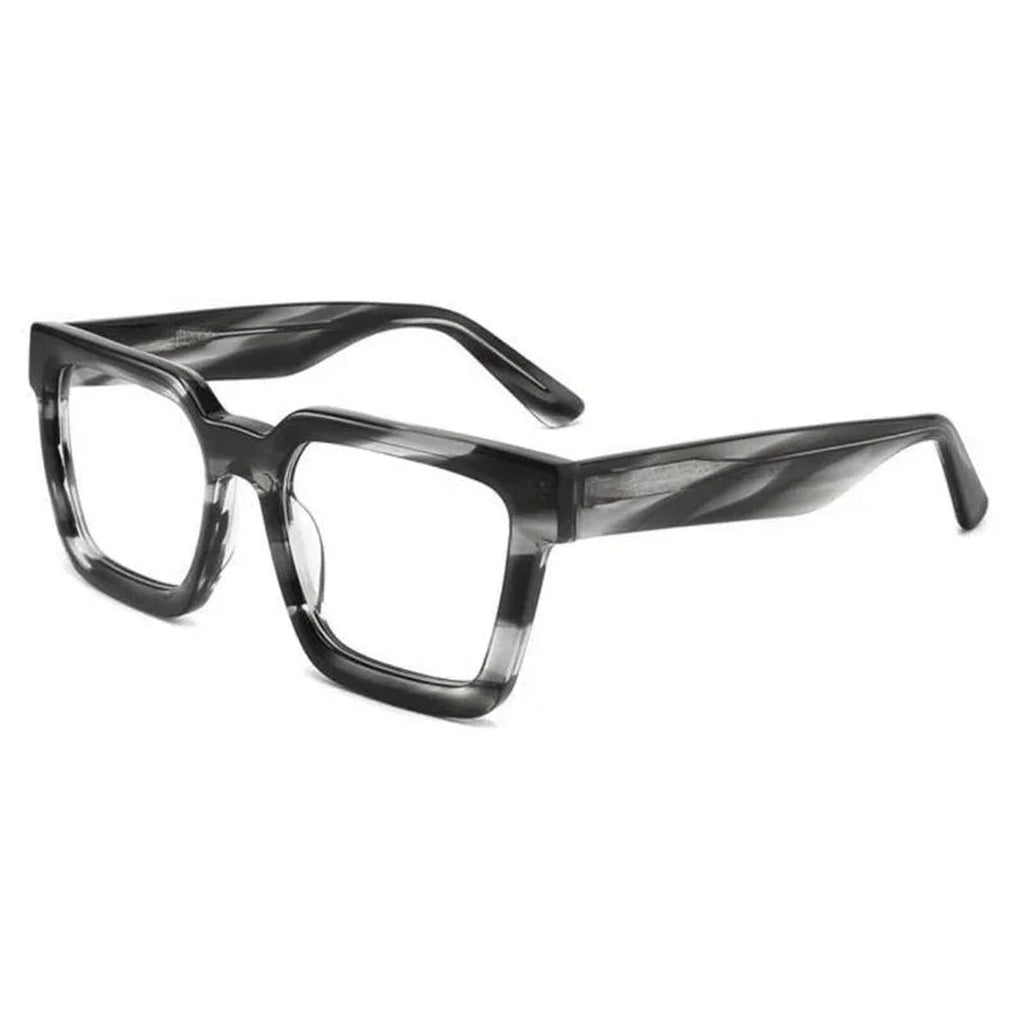 The Square reading glasses - ministry of sight - grey frame reading glasses
