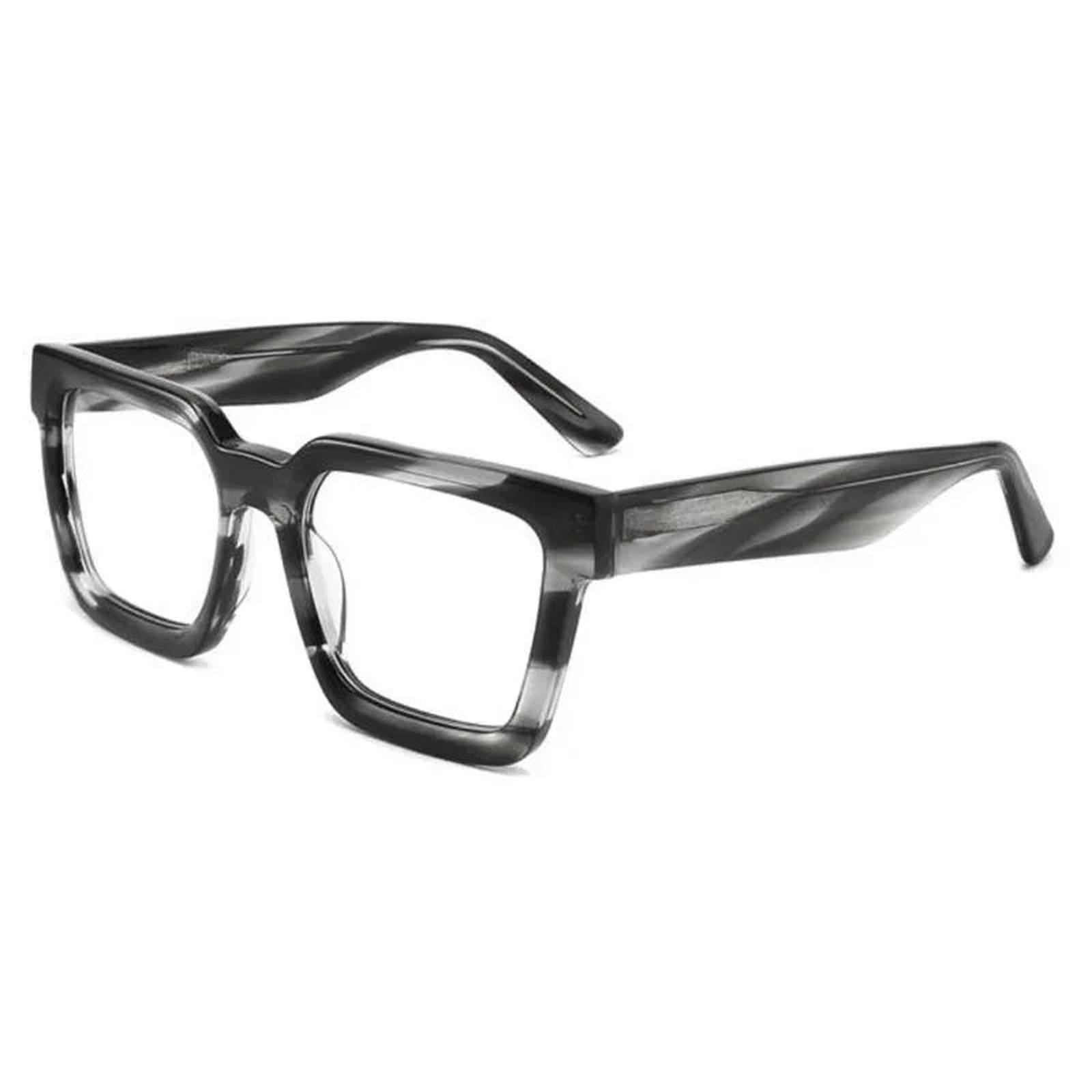 The Square reading glasses - ministry of sight - grey frame reading glasses