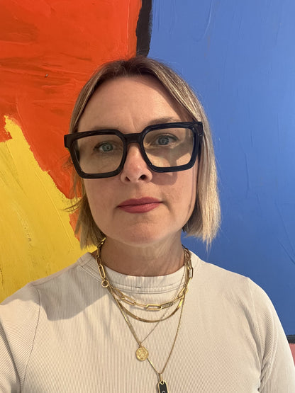 The Square shaped frame cool reading glasses online Australia in navy for men and women