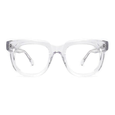 The Round reading glasses in clear for men and women