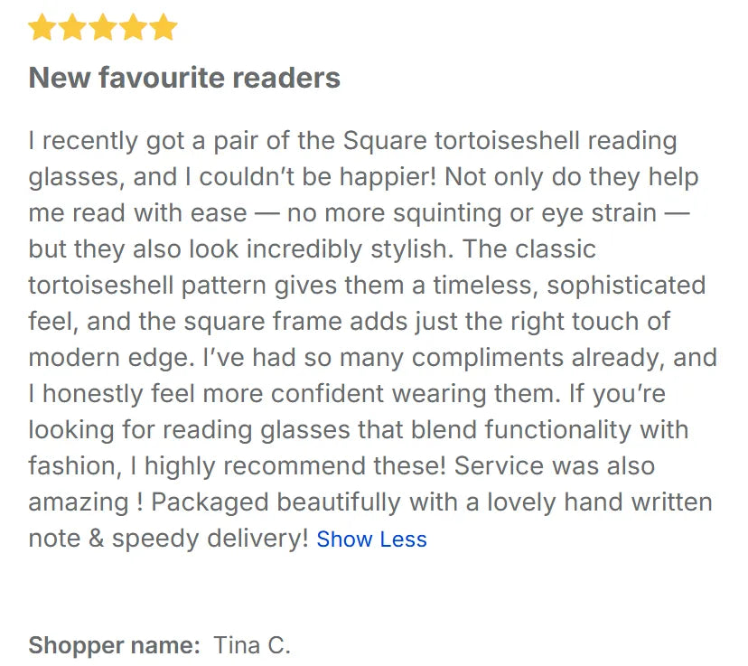 5 star review new favourite readers